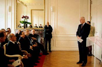 Pr�sentation de l'Ecole par Franciscus Verellen, directeur